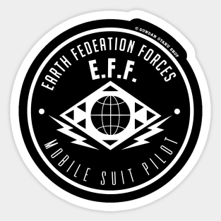 Earth Federation Ace Badge V2 Sticker